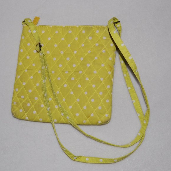 Crossbody Quilted Fabric Lightweight Bag, 8" Wide x 8" Tall - Picture 4 of 6